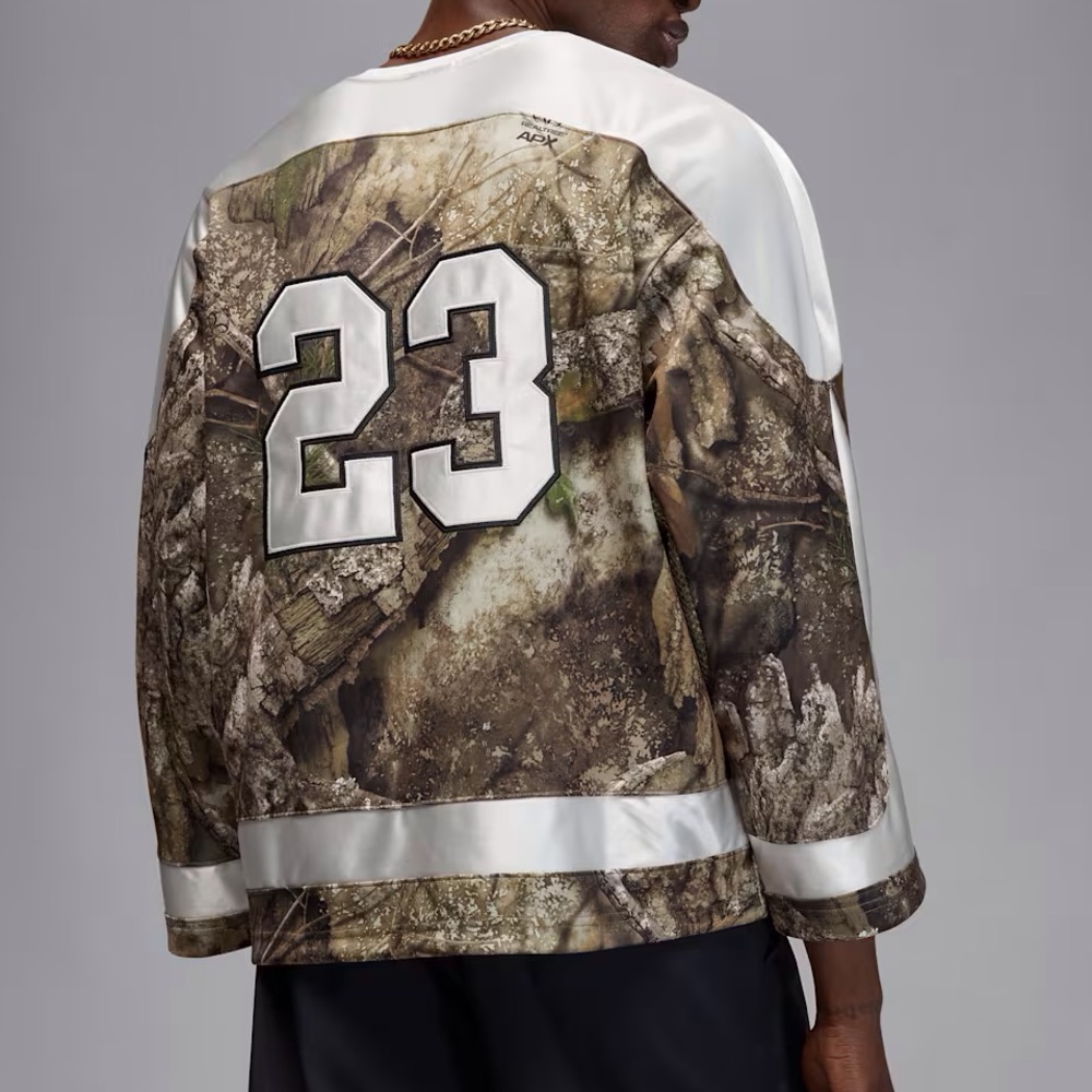 Jordan Boys Camo Jersey top Medium olive Size 12-13 years - Picture 2 of 6